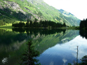 Bergsee in der Nähe von Saalbach Hinterglemm